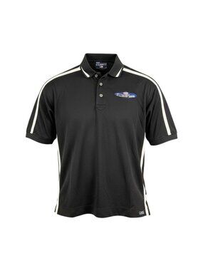 NHRA Powerade Drag Racing Series Pro Celebrity Polo Shirt XL Black & White